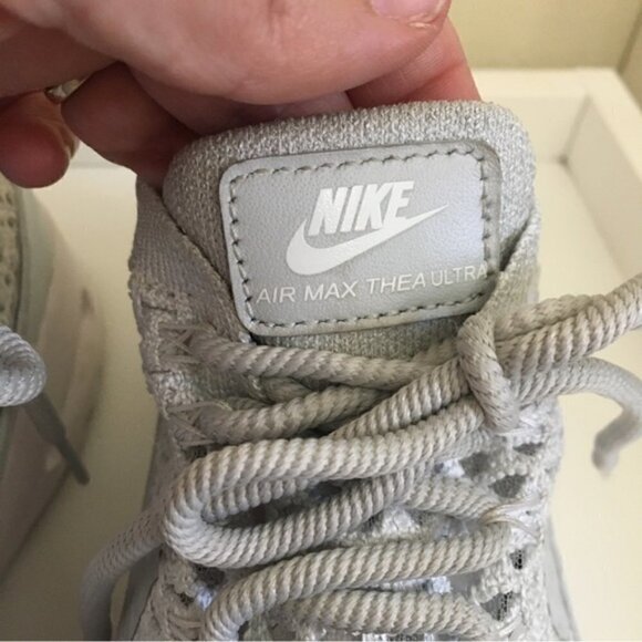 NIKE Air Max Thea Ultra Flyknit Pure Platinum Sneakers - Picture 9 of 12